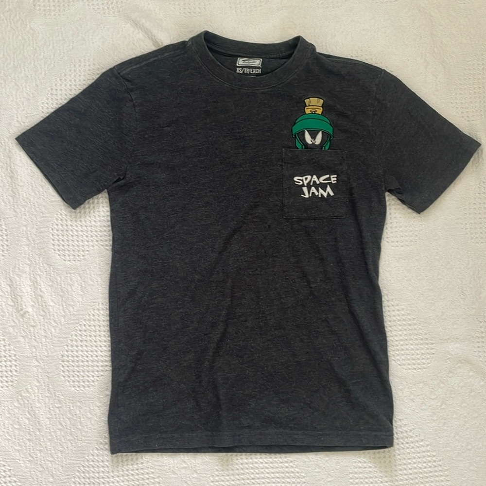 American Eagle Outfitters Space Jam Looney Tunes Embroidered XS T- Shirt - Picture 1 of 7